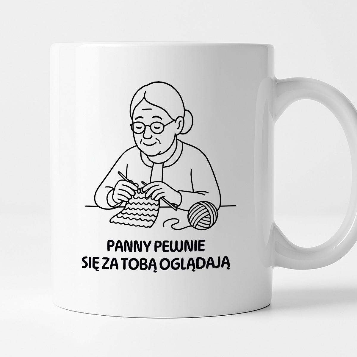 Kubek dla Babci / Dziadka - "Panny pewnie się za Tobą oglądają"