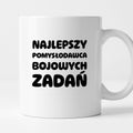 Kubek z nadrukiem - "Najlepszy pomysłodawca bojowych zadań"