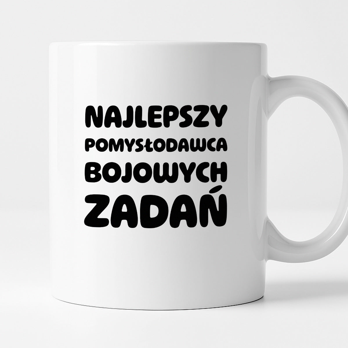 Kubek z nadrukiem - "Najlepszy pomysłodawca bojowych zadań"