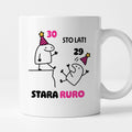 Kubek z nadrukiem "STO LAT! STARA RURO" [dowolny wiek]
