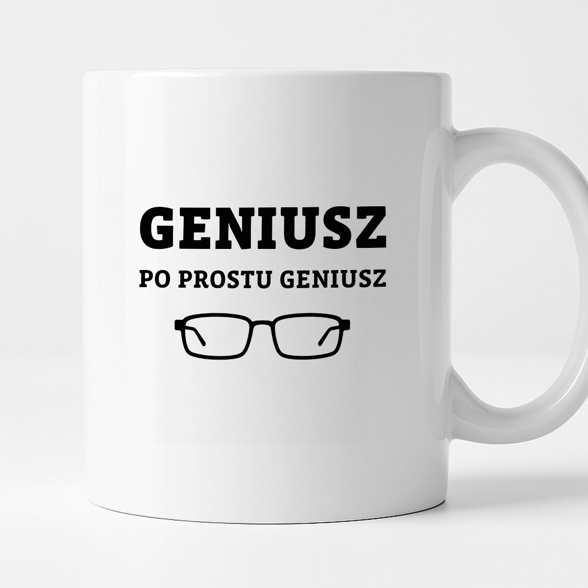 Kubek z nadrukiem - "GENIUSZ po prostu geniusz"