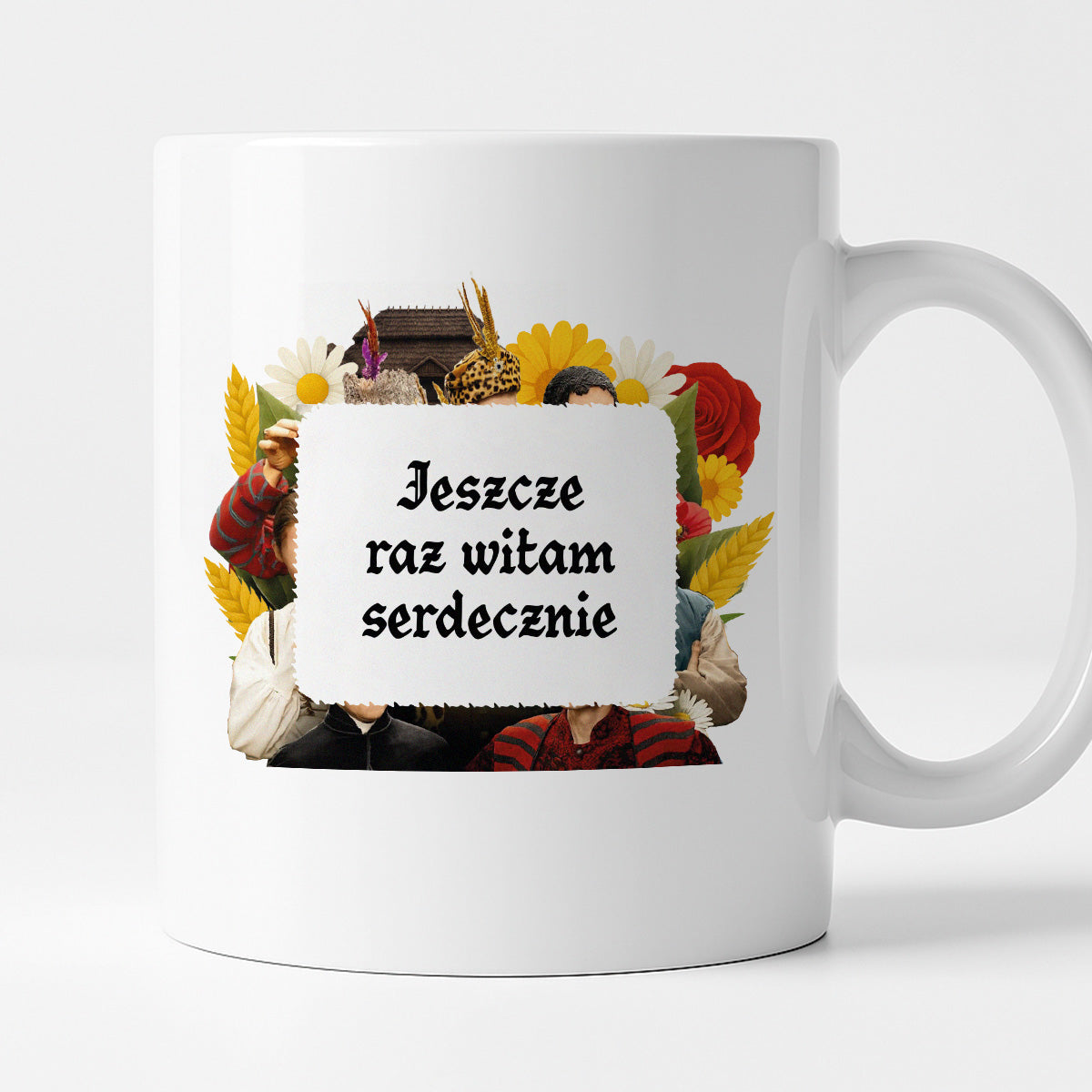 Kubek z nadrukiem "Jeszcze raz witam serdecznie" NOWE 1670