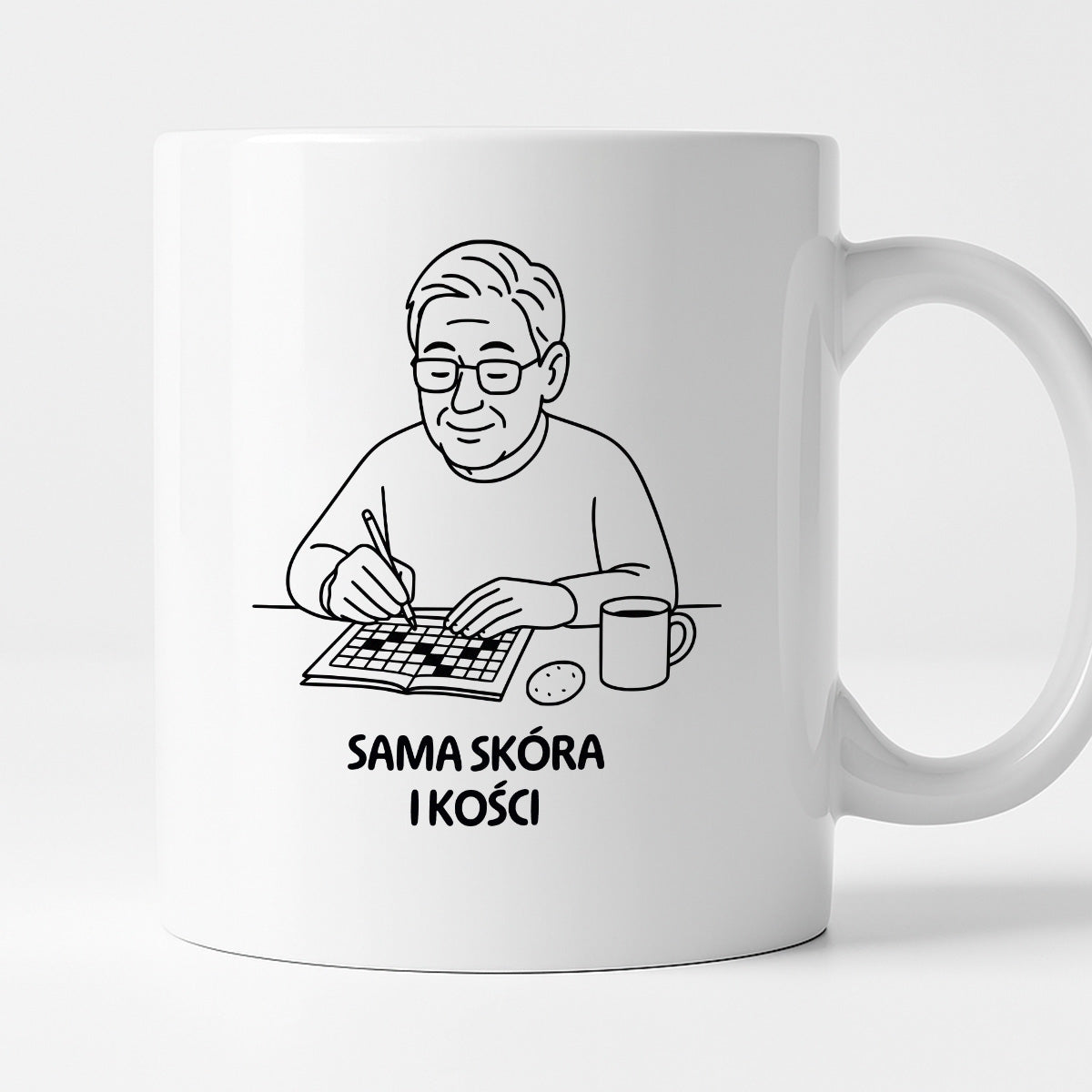 Kubek dla Babci / Dziadka - "Sama skóra i kości"