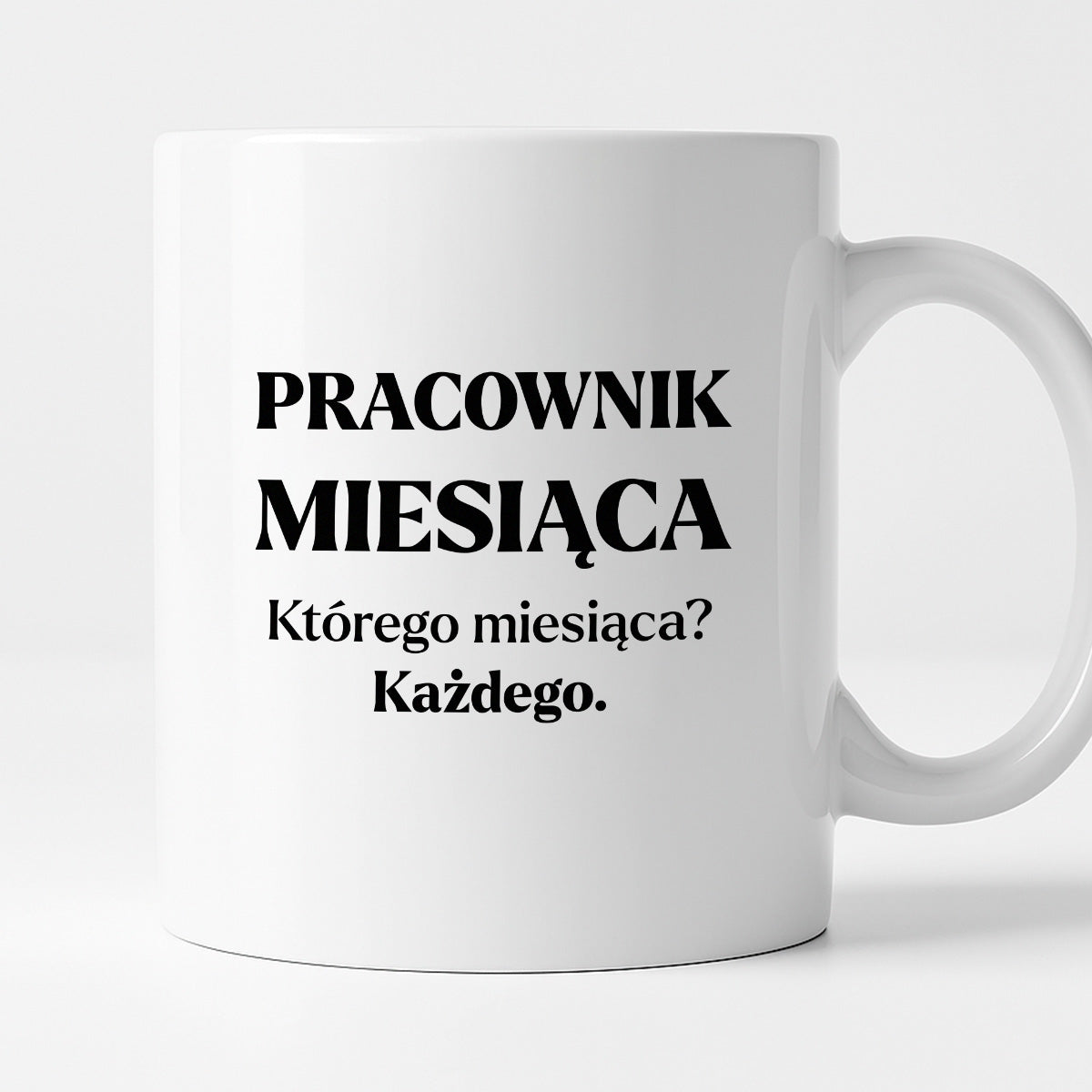 Kubek z nadrukiem - "Pracownik miesiąca"