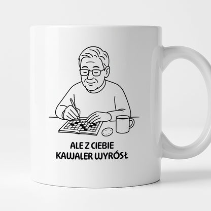 Kubek dla Babci / Dziadka - "Ale z Ciebie kawaler wyrósł"