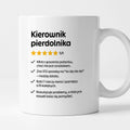 Kubek z nadrukiem "Kierownik pierdolnika"
