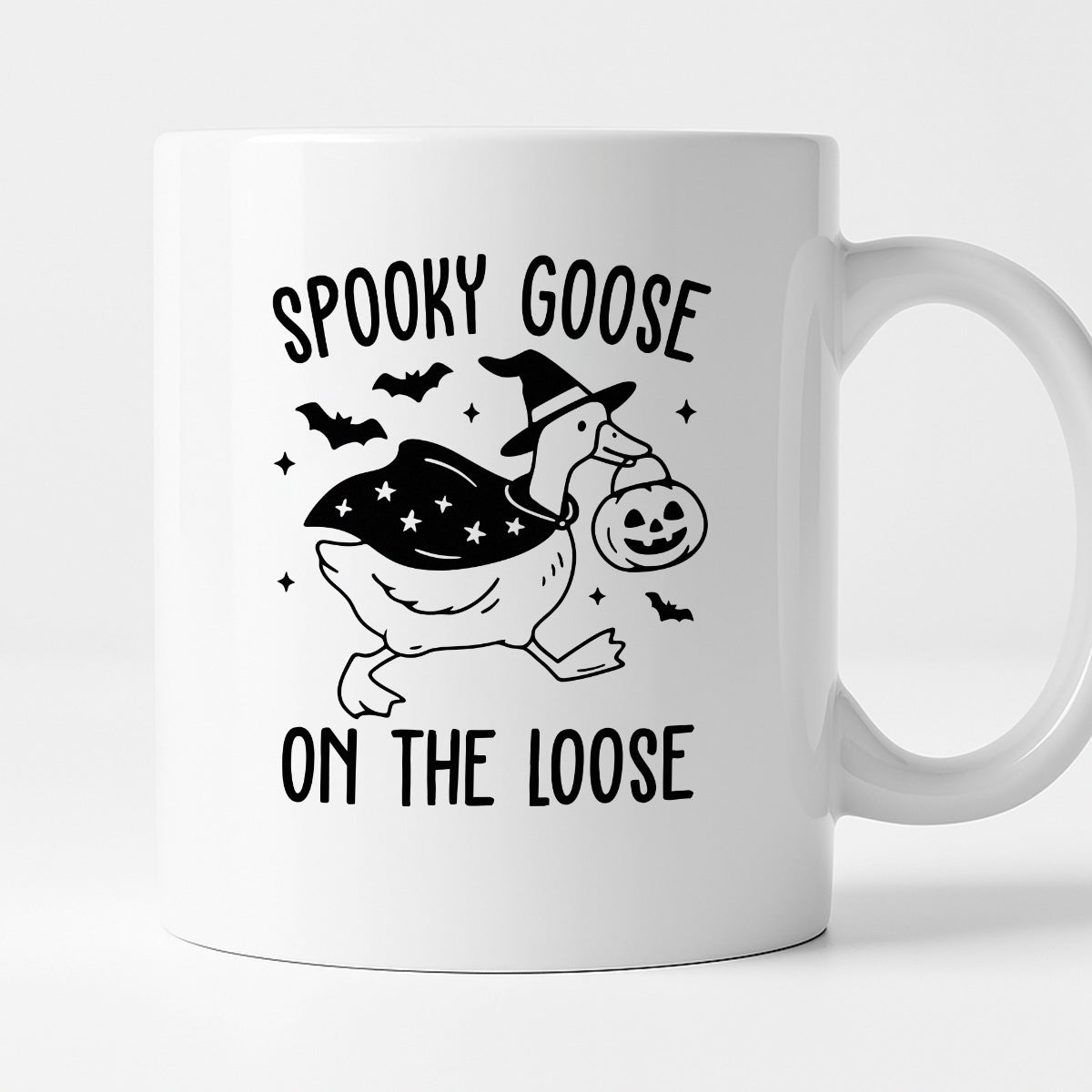 Kubek z nadrukiem "Spookie goose on the loose"