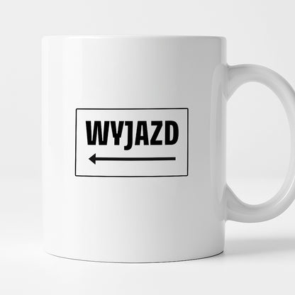 Kubek z nadrukiem - "Wyjazd"