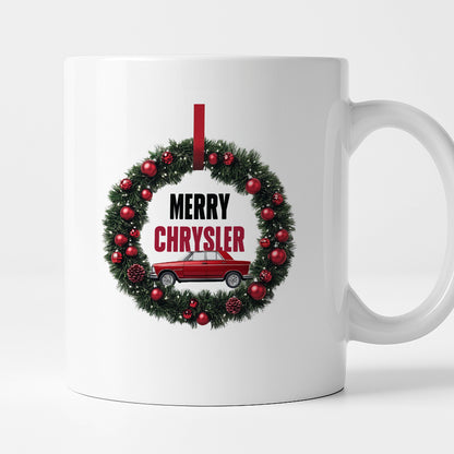 Kubek świąteczny mem "Merry Chrysler"