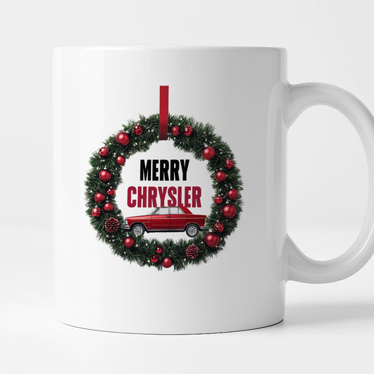 Kubek świąteczny mem "Merry Chrysler"