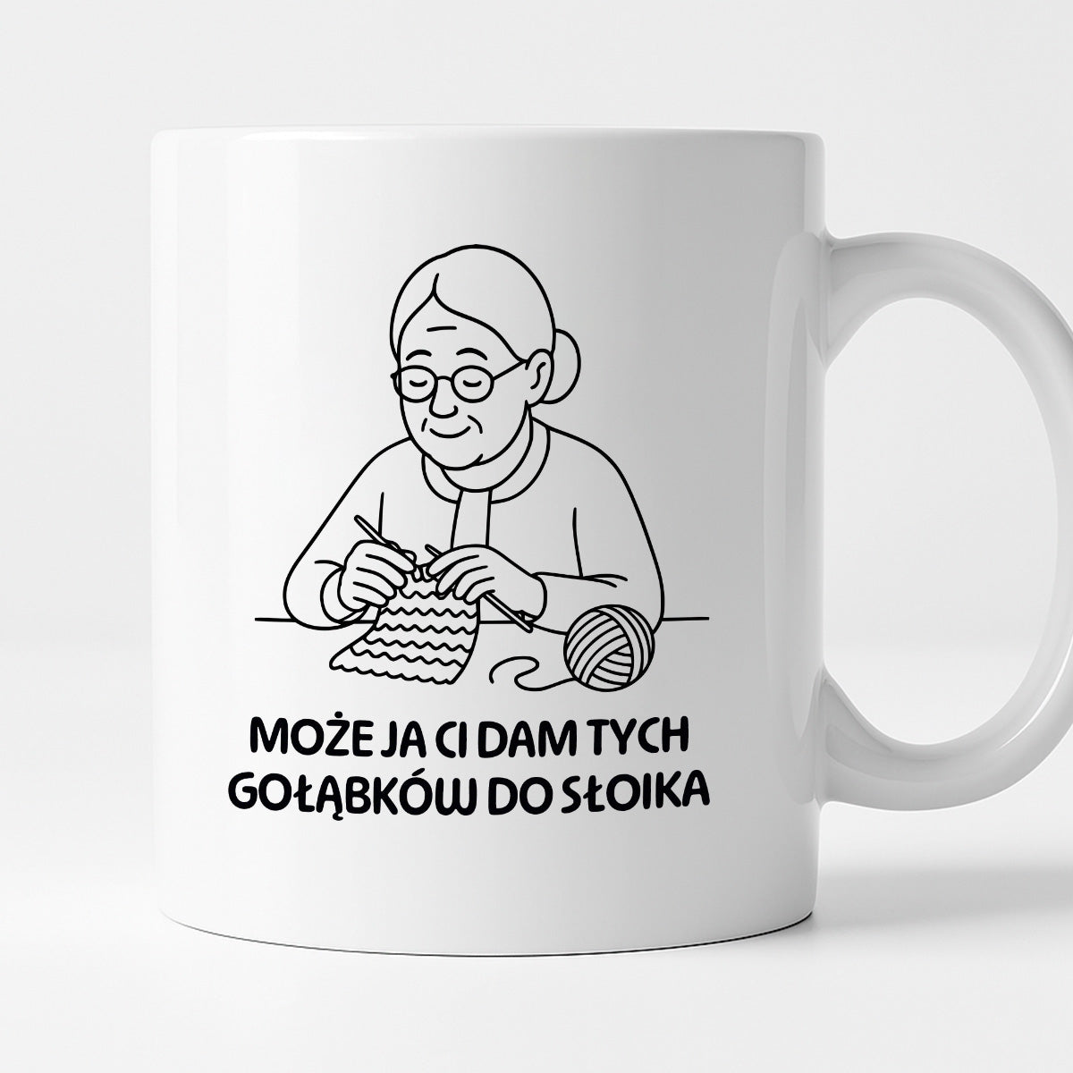 Kubek dla Babci / Dziadka - "Może ja Ci dam tych gołąbków do słoika"