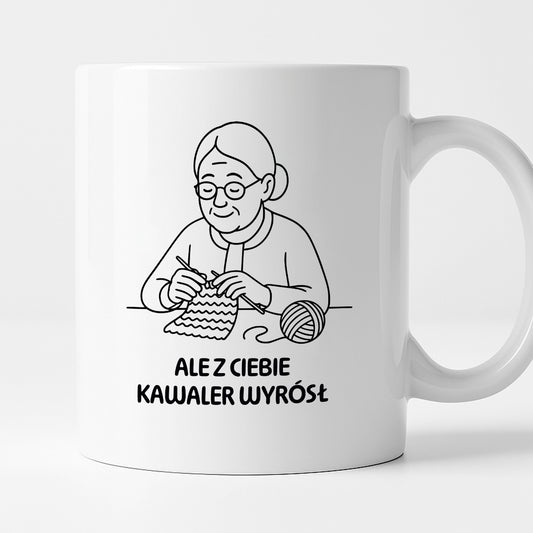 Kubek dla Babci / Dziadka - "Ale z Ciebie kawaler wyrósł"