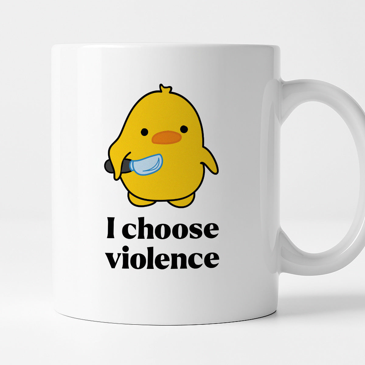 Kubek z nadrukiem - I choose violence