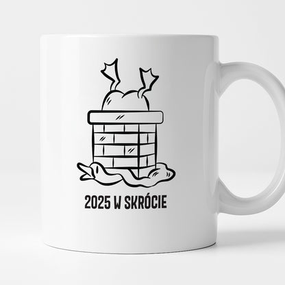 Kubek świąteczny z GĄSKĄ - "2025 W SKRÓCIE"