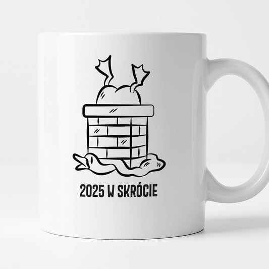 Kubek świąteczny z GĄSKĄ - "2025 W SKRÓCIE"