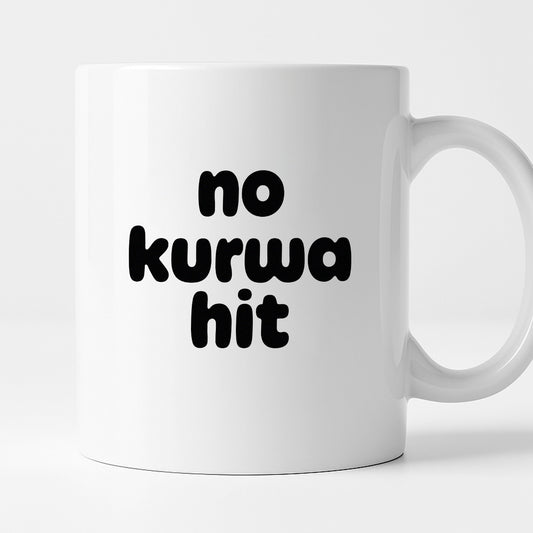 Kubek z nadrukiem - "no kurwa hit"