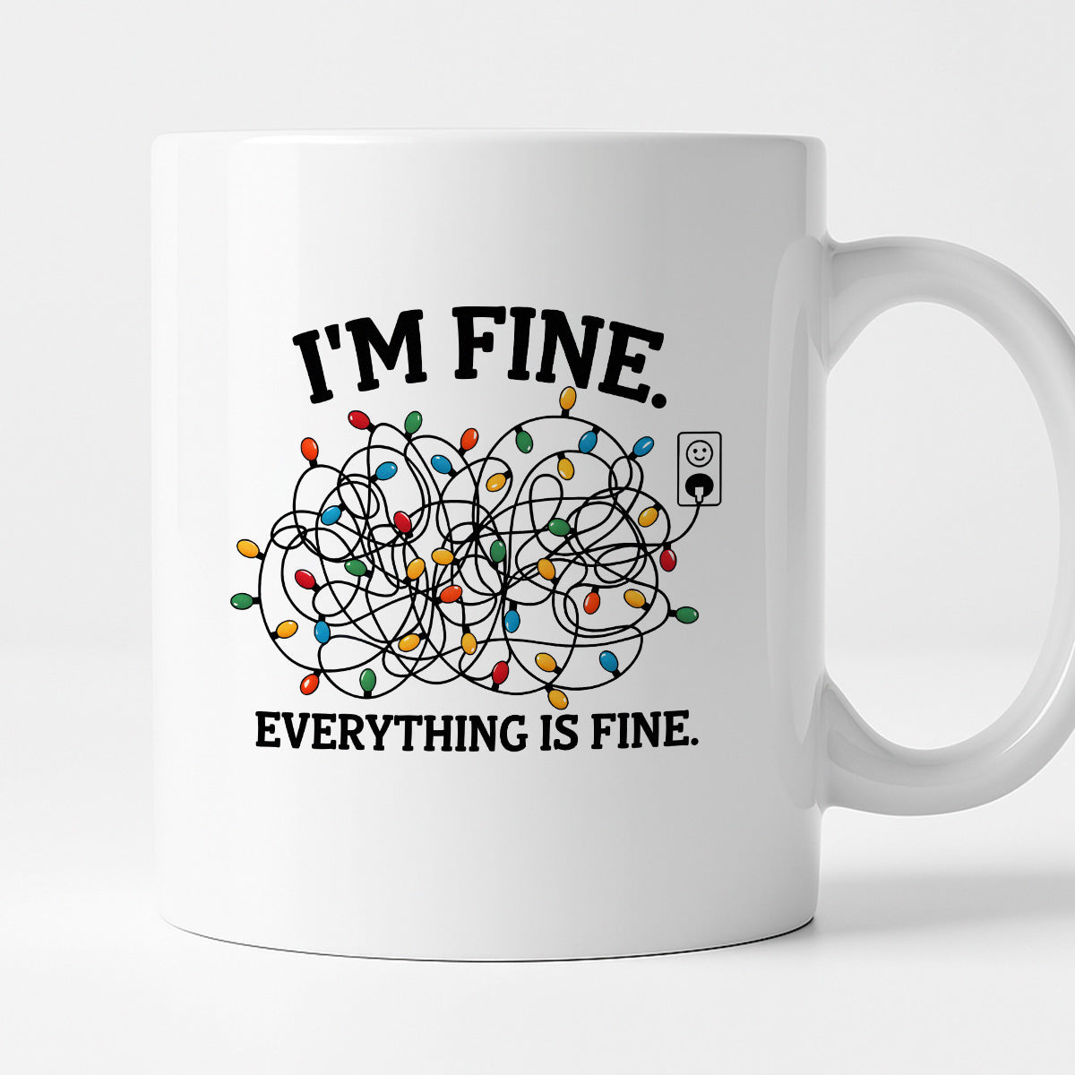 Kubek świąteczny "I'm fine. It's fine. Everything's fine."