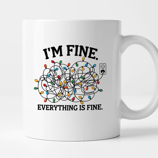 Kubek świąteczny "I'm fine. It's fine. Everything's fine."