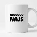 Kubek z nadrukiem - "Auuuuu NAJS"