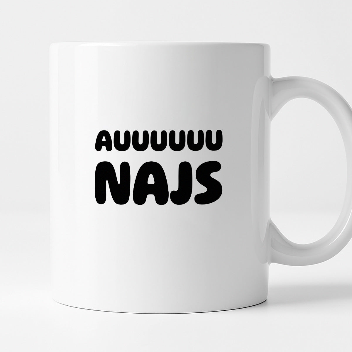 Kubek z nadrukiem - "Auuuuu NAJS"