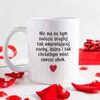 Kubek z nadrukiem "Nie ma na tym świecie drugiej tak wkurwiającej osob