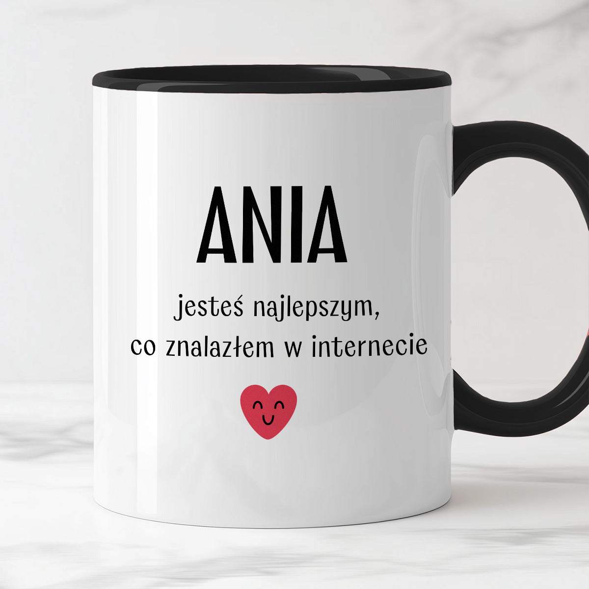 Kubek spersonalizowany z nadrukiem "Jesteś najlepszym, co znalazłem w 