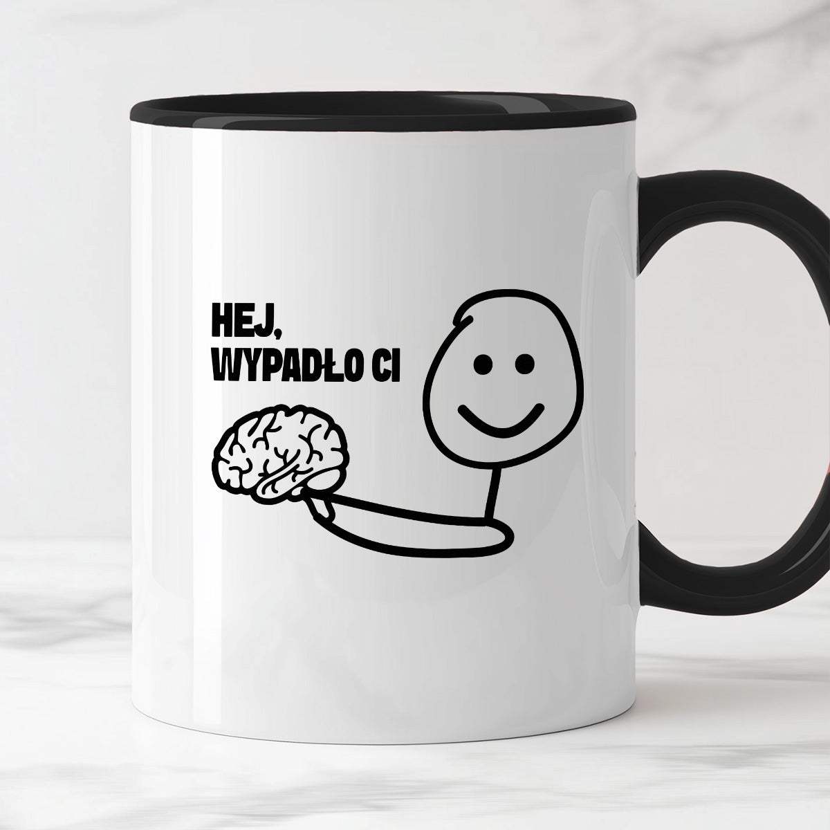 Kubek z nadrukiem "Hej, wypadło Ci"