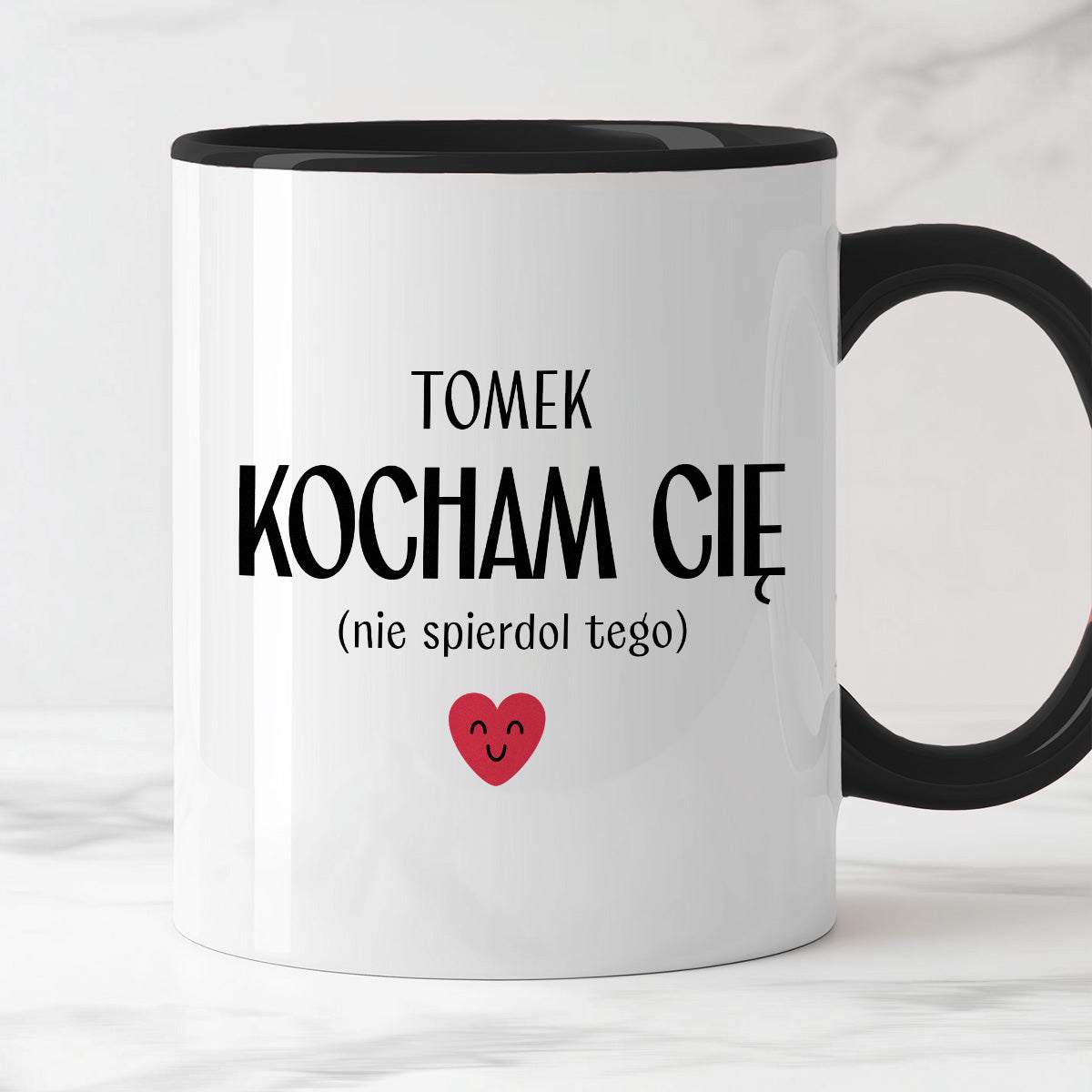Kubek spersonalizowany z nadrukiem "Kocham Cię (nie spierdol tego)" [1