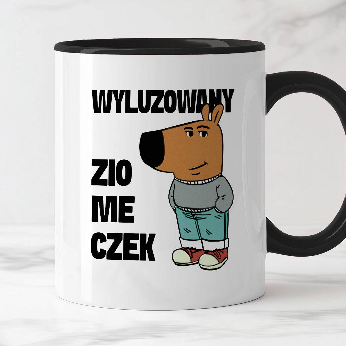 Kubek z nadrukiem "Wyluzowany ziomeczek"
