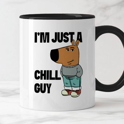 Kubek z nadrukiem "Just a chill guy"
