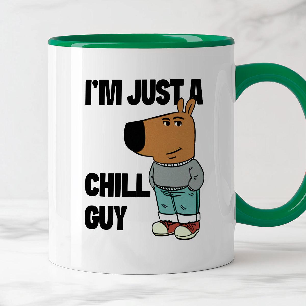 Kubek z nadrukiem "Just a chill guy"