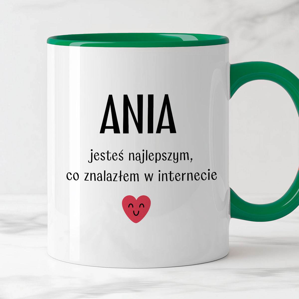 Kubek spersonalizowany z nadrukiem "Jesteś najlepszym, co znalazłem w 