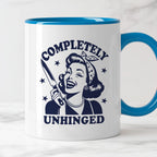 Kubek z nadrukiem "Completely Unhinged"
