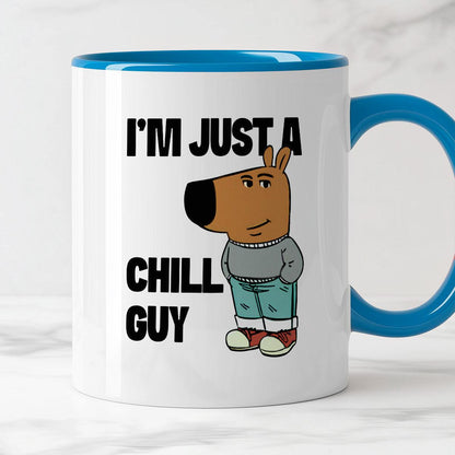 Kubek z nadrukiem "Just a chill guy"