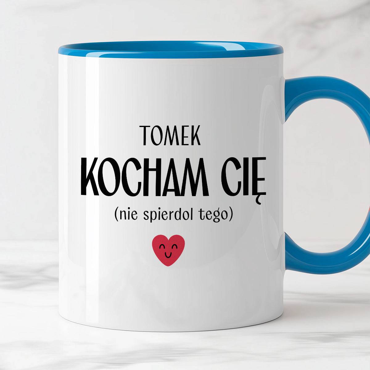 Kubek spersonalizowany z nadrukiem "Kocham Cię (nie spierdol tego)" [1