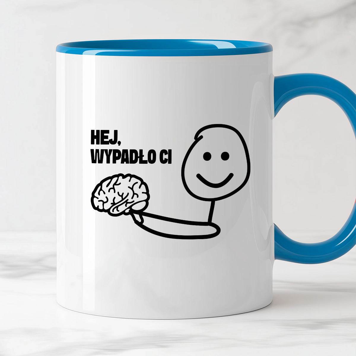 Kubek z nadrukiem "Hej, wypadło Ci"