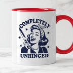 Kubek z nadrukiem "Completely Unhinged"