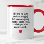 Kubek z nadrukiem "Nie ma na tym świecie drugiej tak wkurwiającej osob