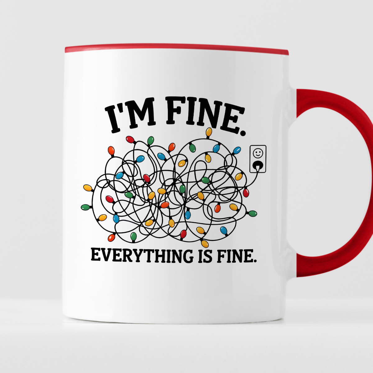 Kubek świąteczny "I'm fine. It's fine. Everything's fine."