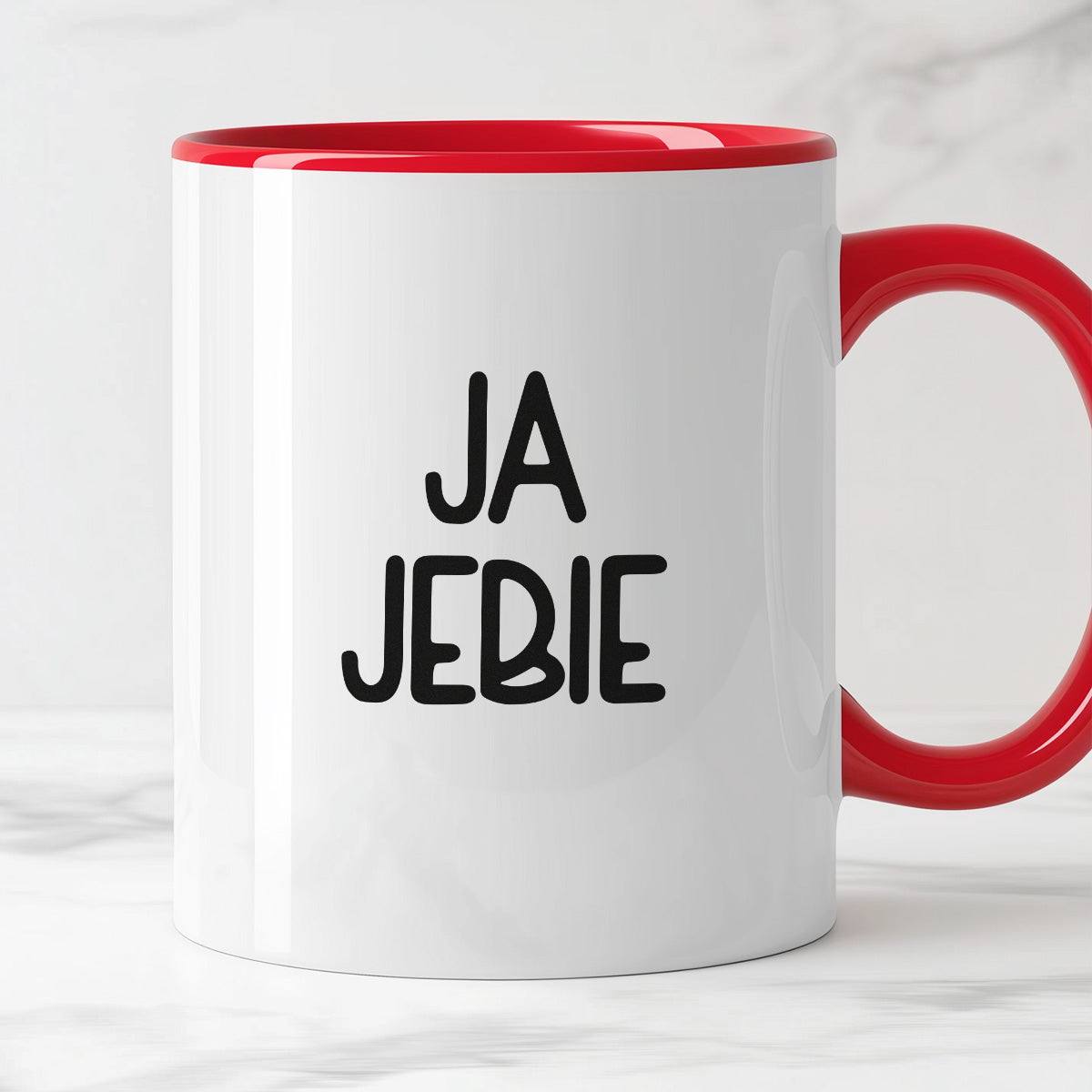 Kubek z nadrukiem "Ja jebie"