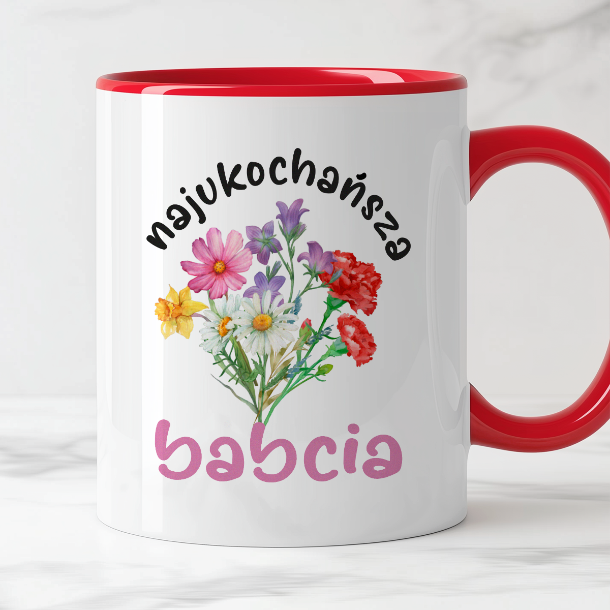 Kubek dla Babci - "Najukochańsza babcia"