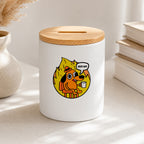 SKARBONKA ceramiczna z nadrukiem "jest git"