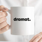Kubek z nadrukiem - "dramat."