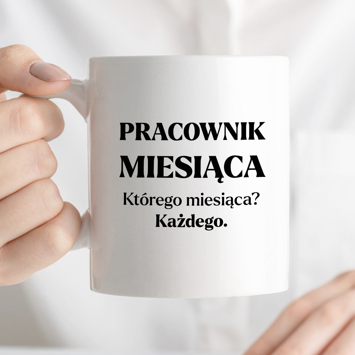 Kubek z nadrukiem - "Pracownik miesiąca"