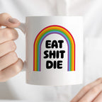 Kubek z nadrukiem "EAT SHIT DIE"