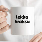 Kubek z nadrukiem - "lekka kraksa"
