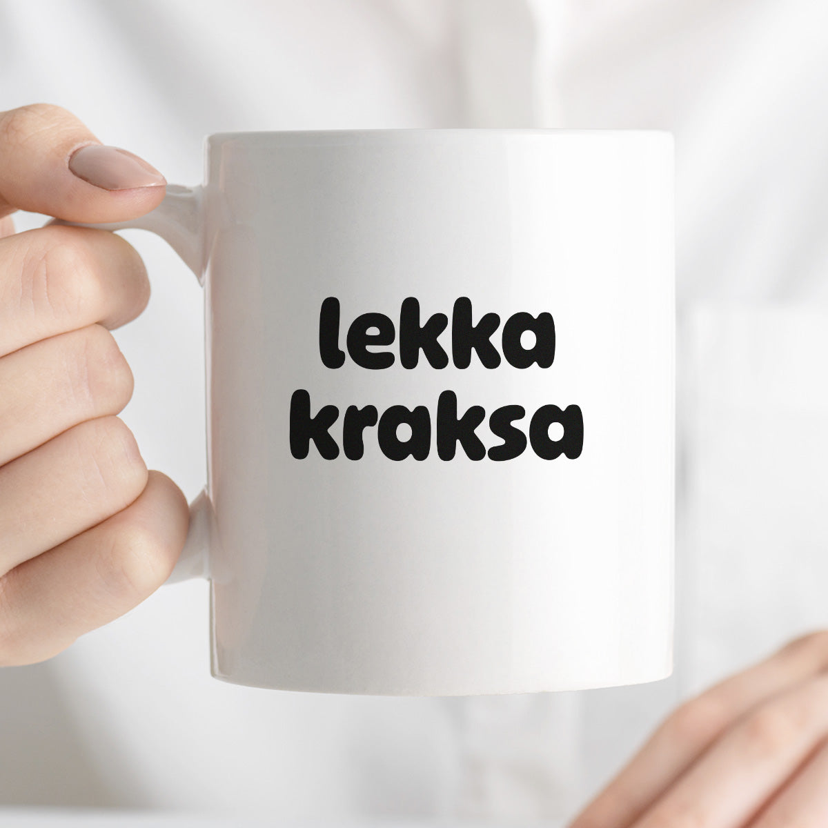 Kubek z nadrukiem - "lekka kraksa"
