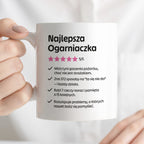 Kubek z nadrukiem "Najlepsza Ogarniaczka"