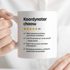 Kubek z nadrukiem "Koordynator chaosu"