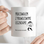 Kubek z nadrukiem na ODEJŚCIE Z PRACY - "Pracowałem z prawdziwymi legendami"